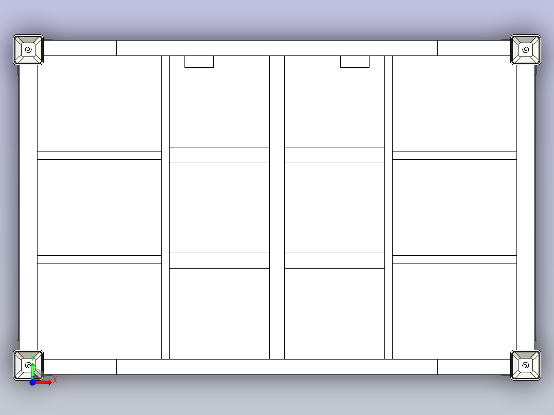 746L-F装配体物流器具前视图