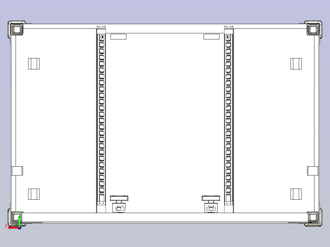 746L-F装配体物流器具后视图