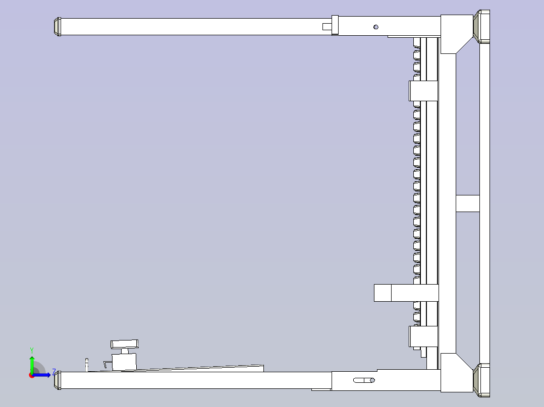 746L-F装配体物流器具左视图