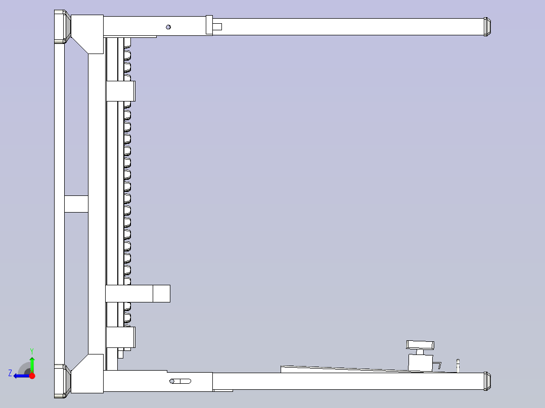 746L-F装配体物流器具右视图