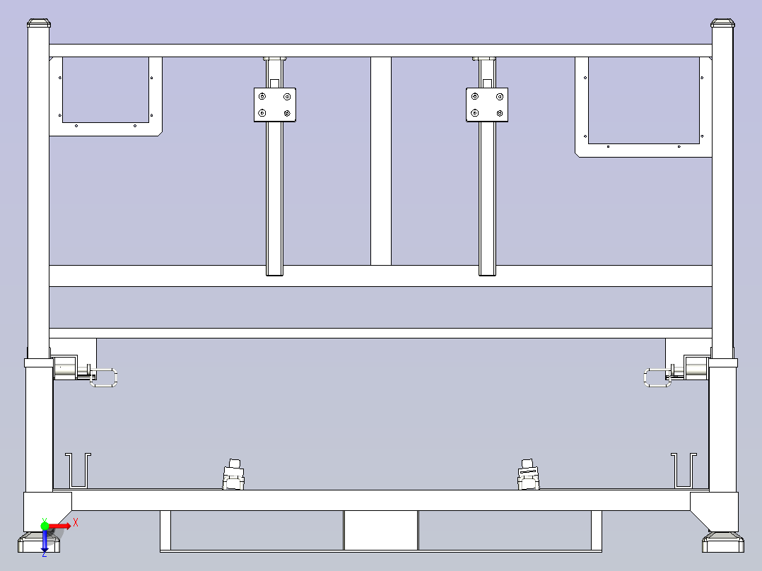 746L-F装配体物流器具俯视图