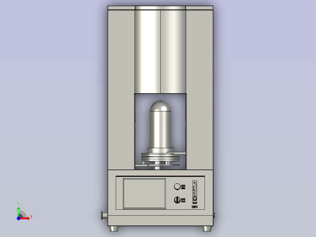 牙科全瓷烤瓷炉前视图