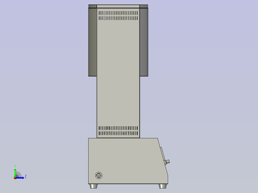 牙科全瓷烤瓷炉左视图
