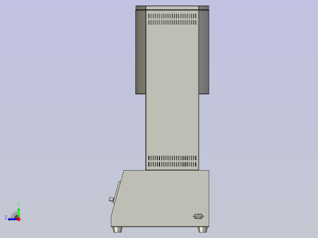 牙科全瓷烤瓷炉右视图