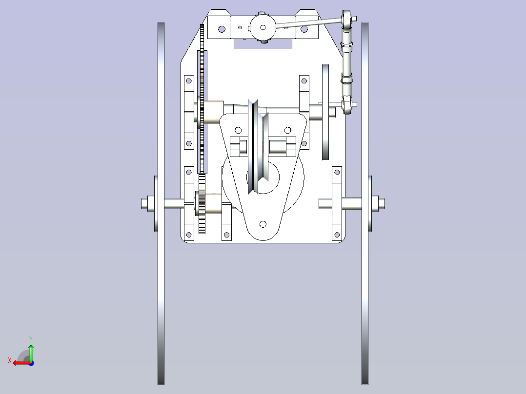 S无碳小车3D后视图