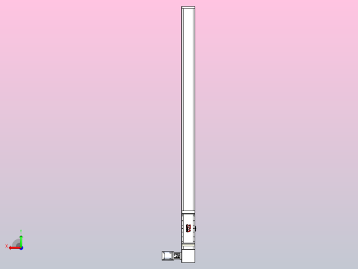 伺服电机集成皮带传动直线执行器TPA-OCB-140-256-L1950-DL-J90-N3后视缩略图