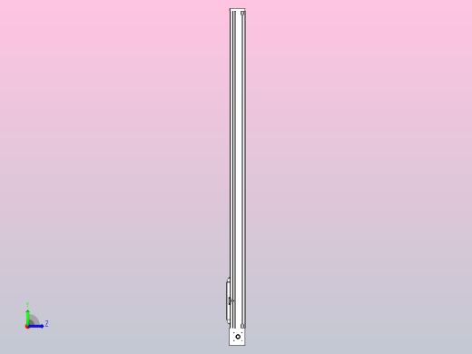 伺服电机集成皮带传动直线执行器TPA-OCB-140-256-L1950-DL-J90-N3左视缩略图