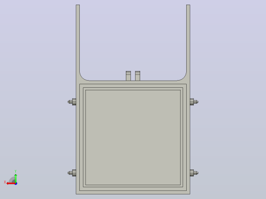 ZMF铸铁镶铜方闸门[ZMF-600]后视缩略图
