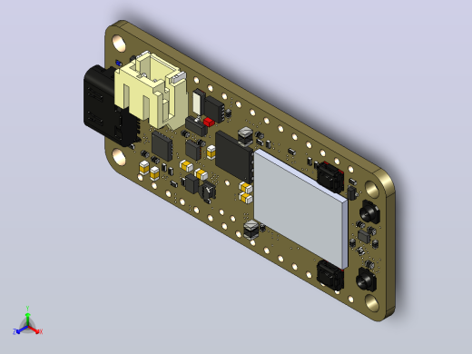 BLE nRF9160“羽毛”无线PCB模块