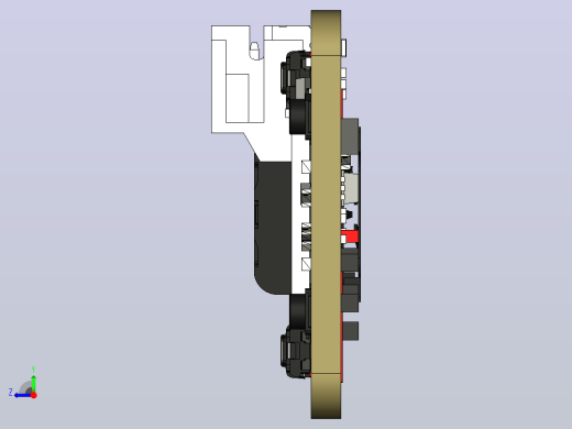 BLE nRF9160“羽毛”无线PCB模块右视缩略图
