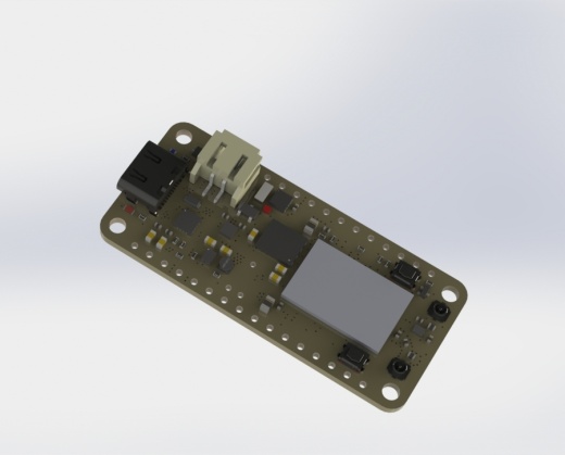 BLE nRF9160“羽毛”无线PCB模块缩略图