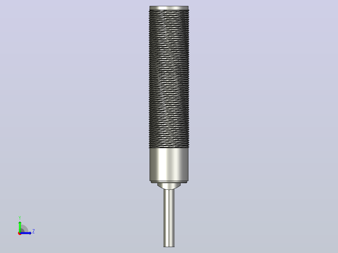 接近开关传感器ZJG25-F-8-M18-N-C左视图