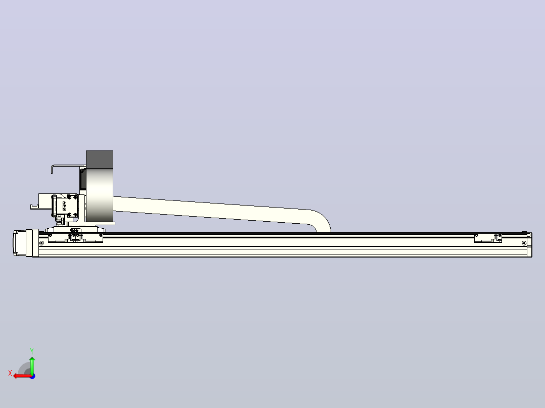 XYGT210-A4-800-300-M-C-0001丝杆模组 XY悬臂 负载2-5KG 内嵌式 XYGT210-A4 替换TOYO直线模组后视图