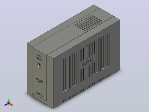 储能设备 储能柜ups-apc-bx1400u-gr-1.snapshot.2--stp igs prt正等轴测缩略图