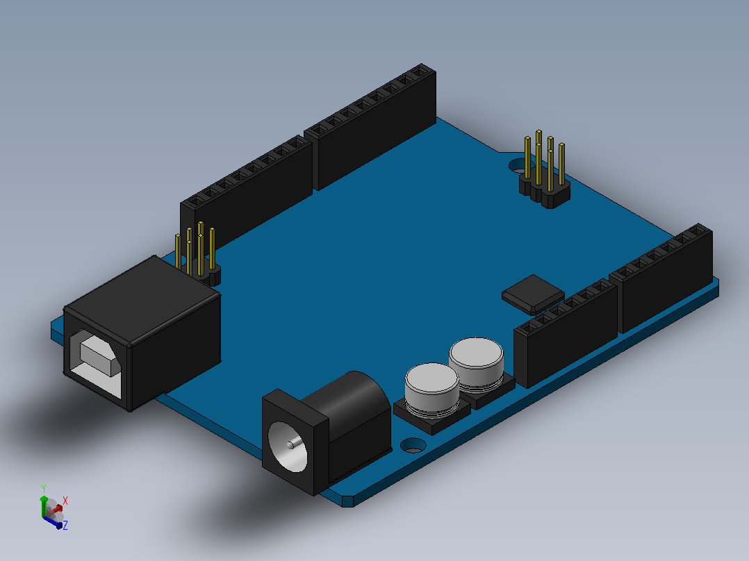 Arduino UNO R3主视图