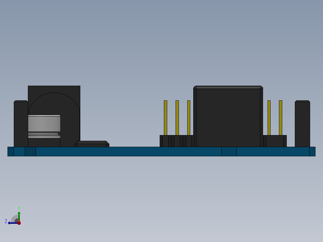 Arduino UNO R3右视图