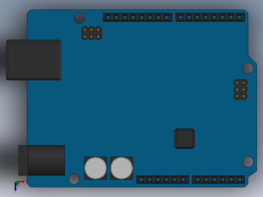 Arduino UNO R3俯视缩略图