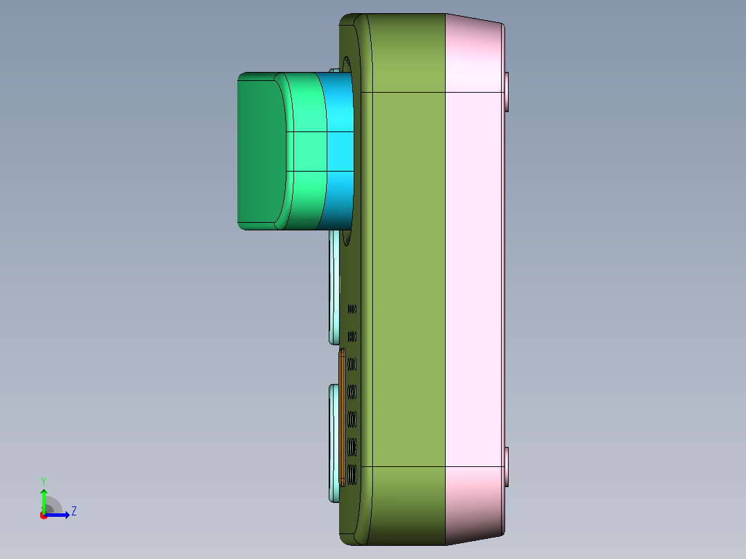 电话机模型(1)左视图