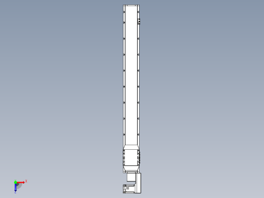 机器人皮带驱动直线轴TPA-GCB-150-P80-L1250-QR-M75-N3俯视缩略图