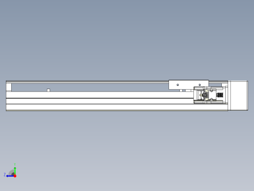 MTH12标准螺杆滑台[MTH12-L#-300-BR-P10-C3]右视缩略图