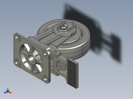 福马脚轮GDC-100-FLANGE