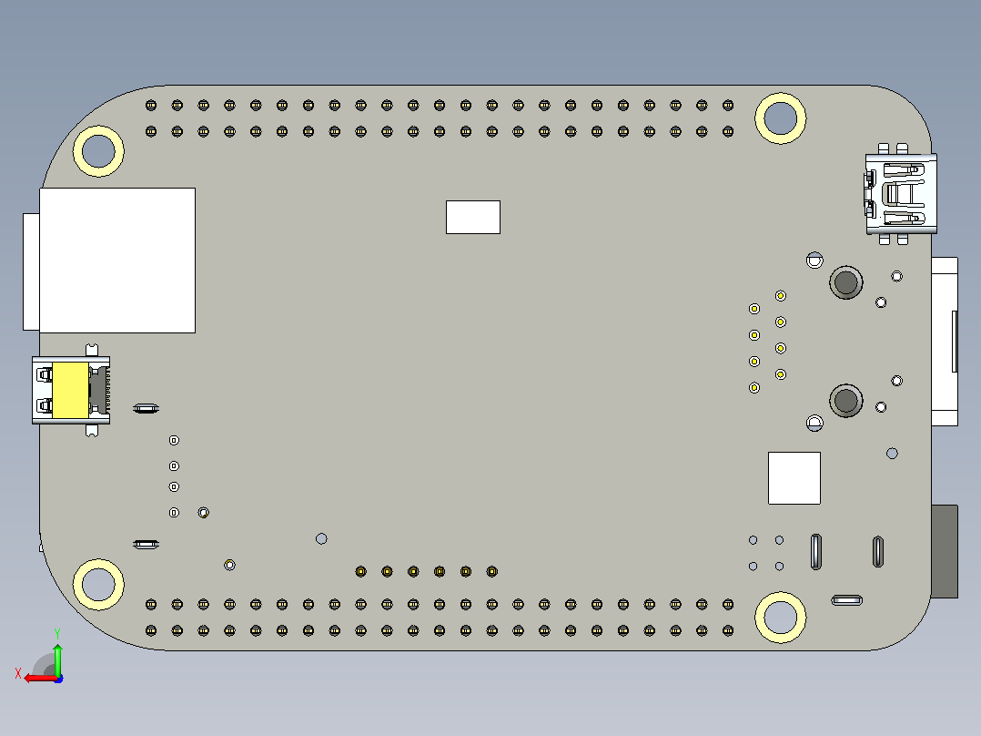 BeagleBone Black - 唱歌.模块后视图