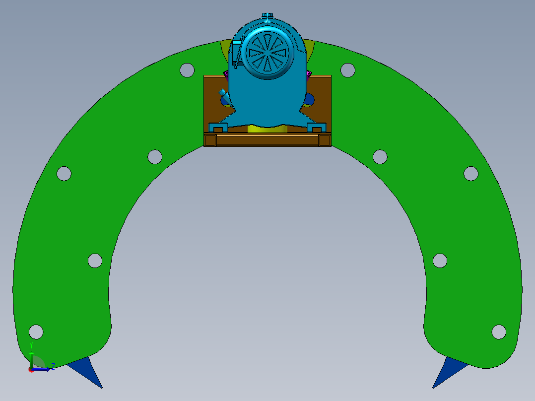 一种吊装工具的设计sw18可编辑左视图