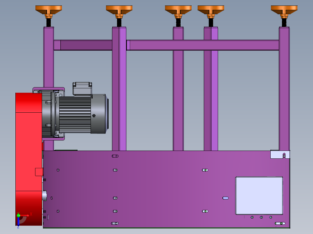 G719 转弯皮带线俯视图