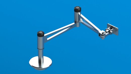 monitor arm显示器伸缩臂支架3D图纸 Solidworks设计缩略图