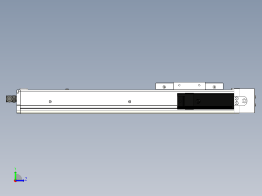Toyo东佑达直线模组-ECH10-300-BR-100W+煞車左视缩略图