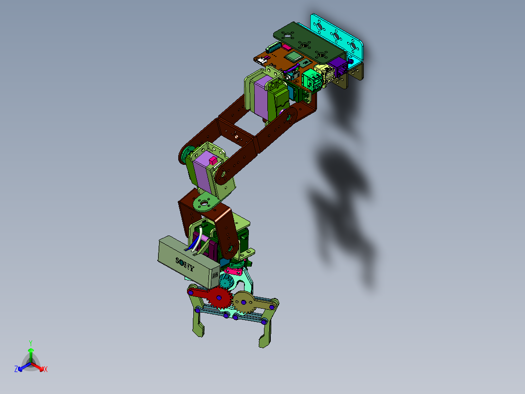 电位器控制机械臂
