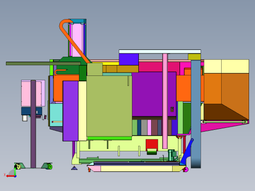 大型台式数控GM-2-5AX5轴锥度铣床后视缩略图