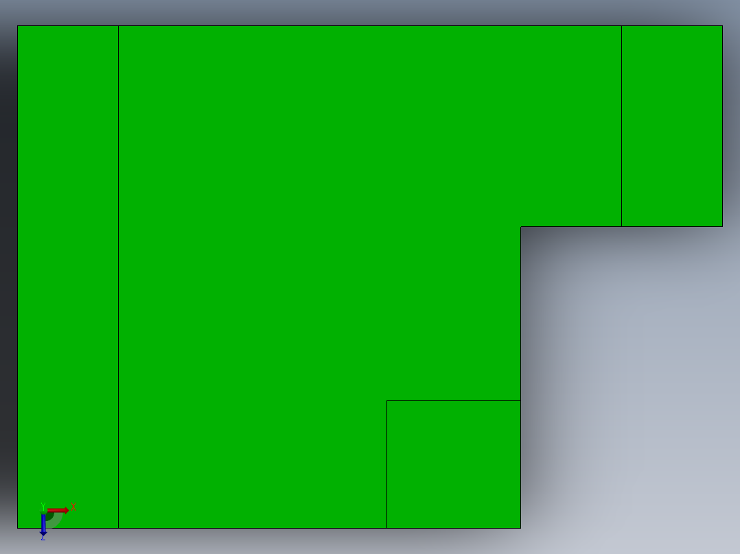 SW建模练习题-exercise 119俯视图