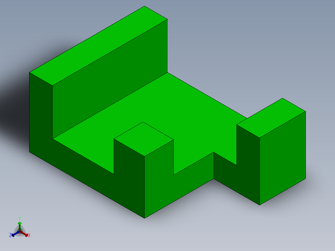 SW建模练习题-exercise 119正等轴测图