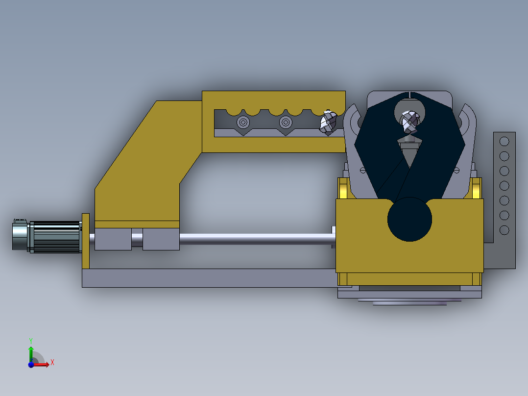 锚杆钻机前视图