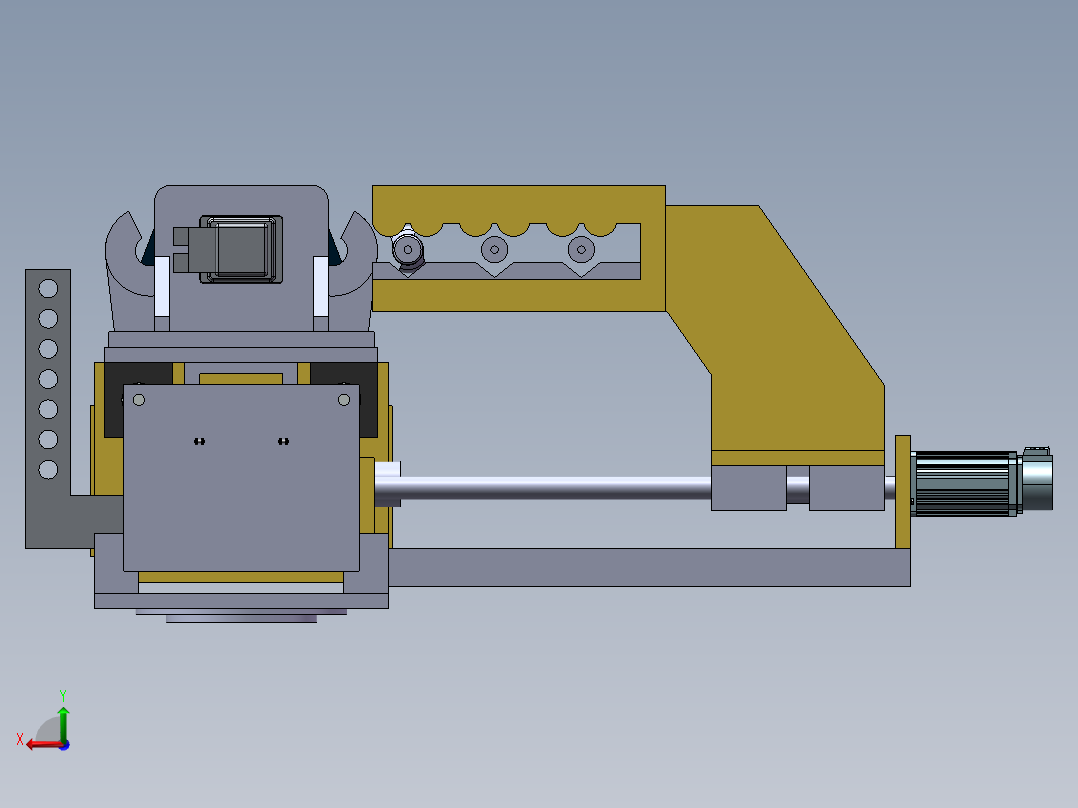 锚杆钻机后视图