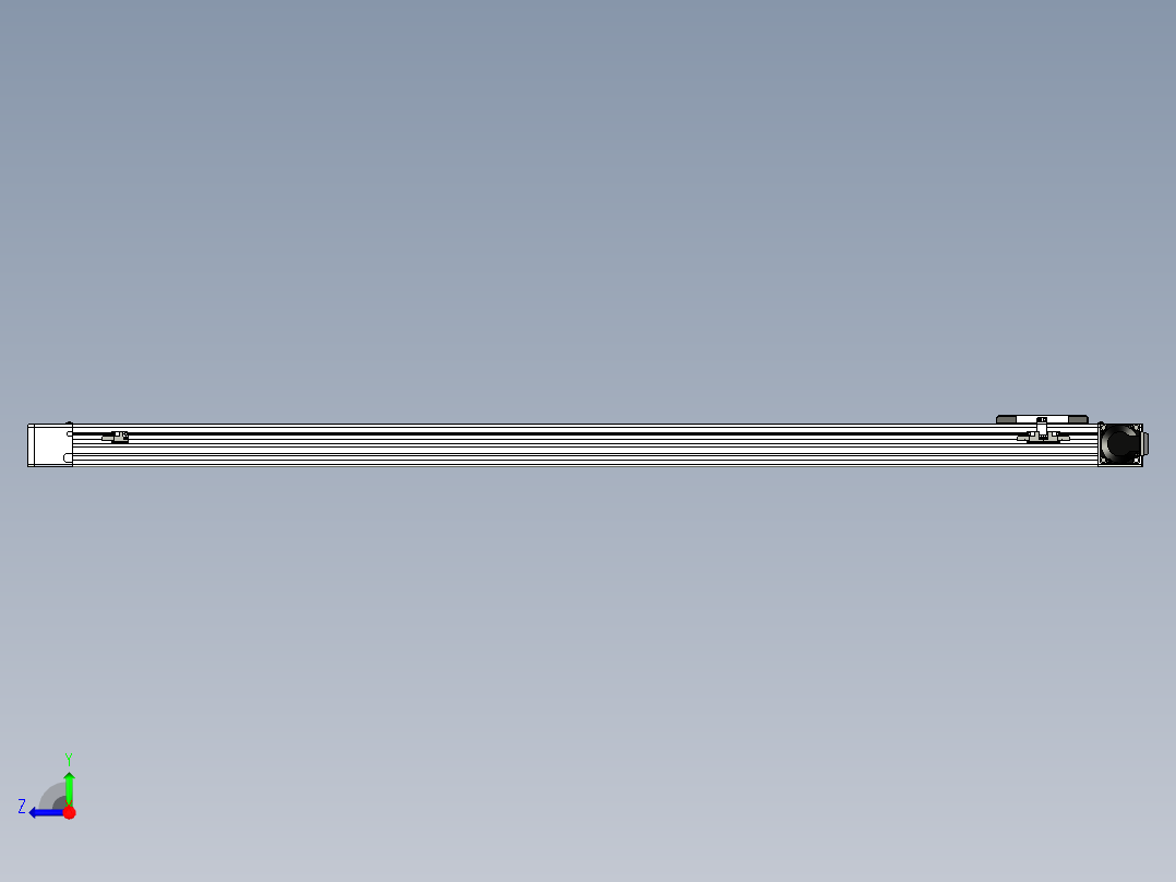 同步带滑台-欧规BC6-L120-S1400-R-P40-D3右视图