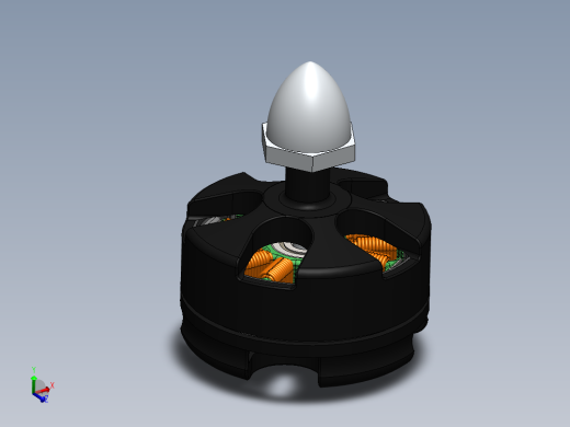 直流无刷四轴飞行器马达2204-2300kv