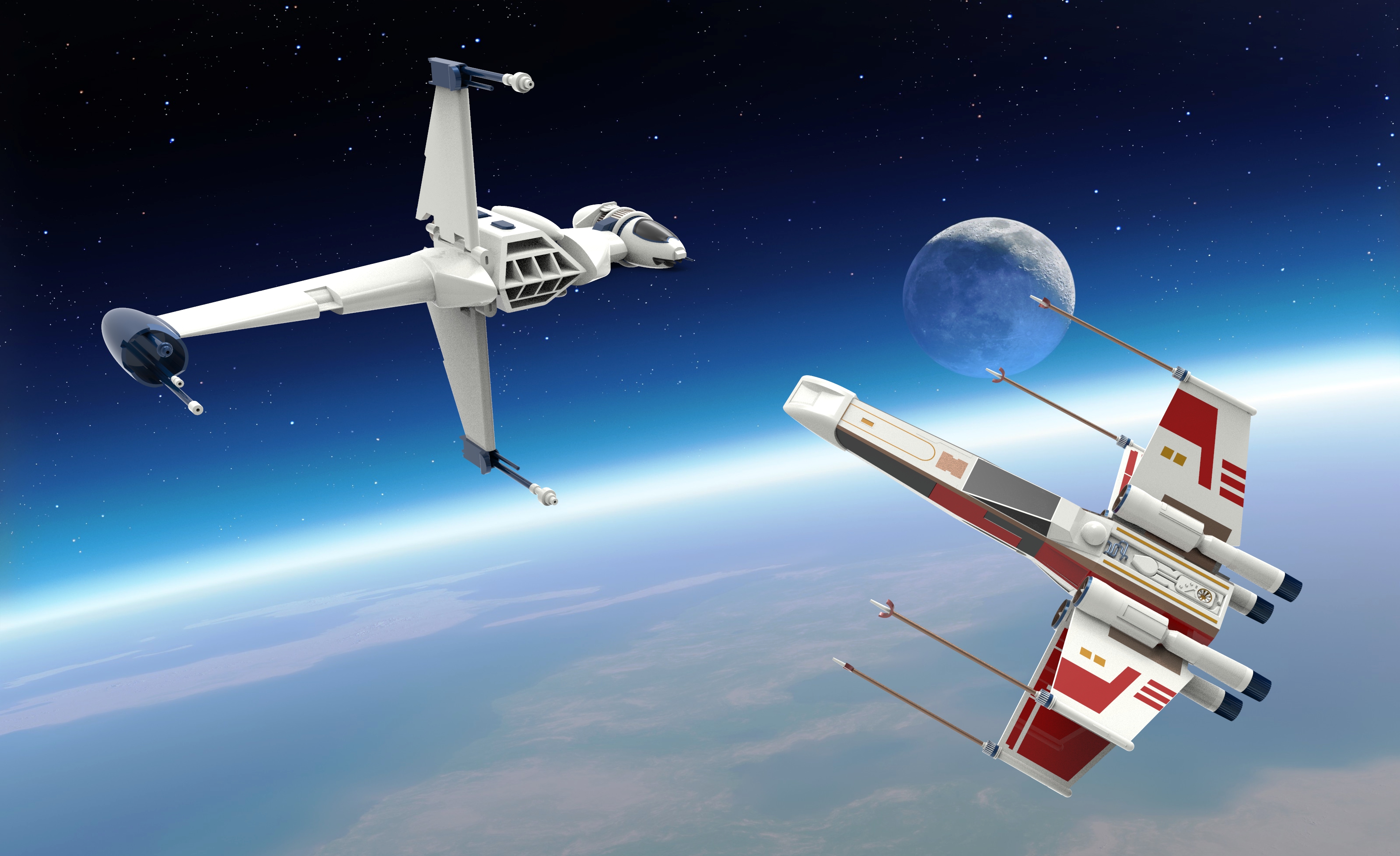 x-wing飞船