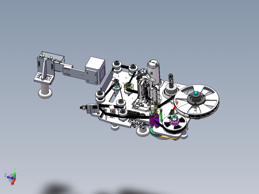在线打印在线检查自动剥标机-飞达