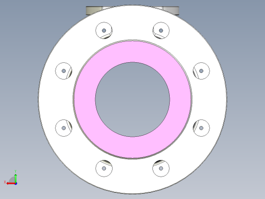 管道手动球阀-水管开关阀-手动阀门User Library-Flange C300DN100_FC300DN100.BP后视缩略图