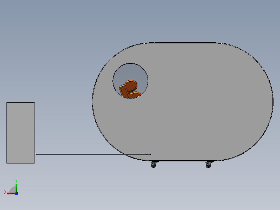 氧舱重新装配体后视图