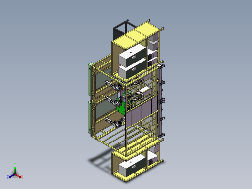 焊接工作站正等轴测缩略图