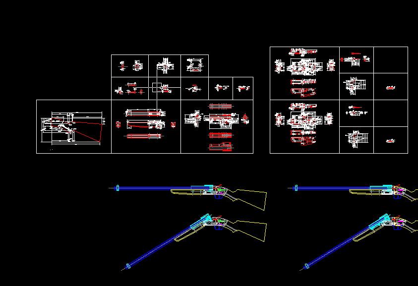 改进式松鼠单管猎枪（加工图纸）（精品全套CAD详细图）