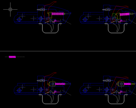 改进式松鼠单管猎枪（加工图纸）（精品全套CAD详细图）缩略图