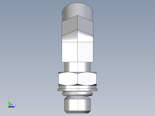 卡套式工业通用硬管接头EO_Adjustable_locknut_45_deg_elbow_VEE08LMOROMDCF左视缩略图
