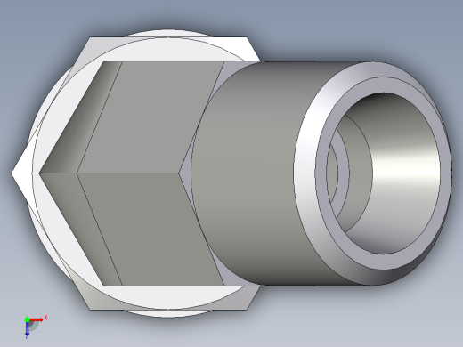 卡套式工业通用硬管接头EO_Adjustable_locknut_45_deg_elbow_VEE08LMOROMDCF俯视缩略图