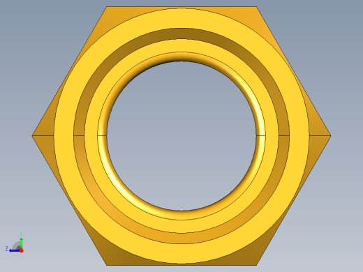 扩口式工业通用硬管接头Short Forged Nut 14FSX-12右视缩略图