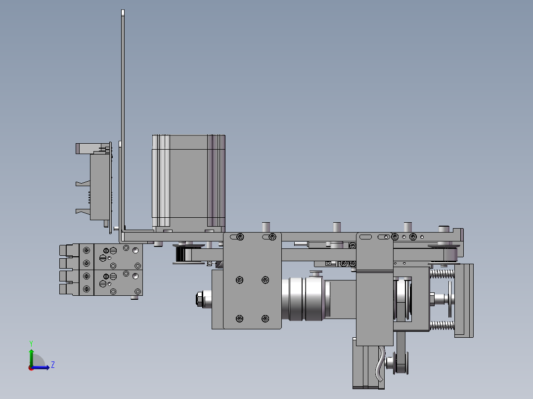 传送机构stp左视图
