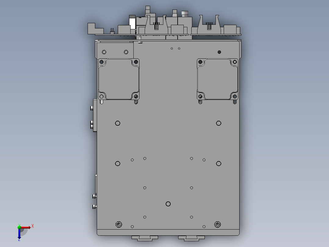 传送机构stp俯视图